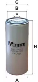 Фильтр топливный MFILTER DF 3520